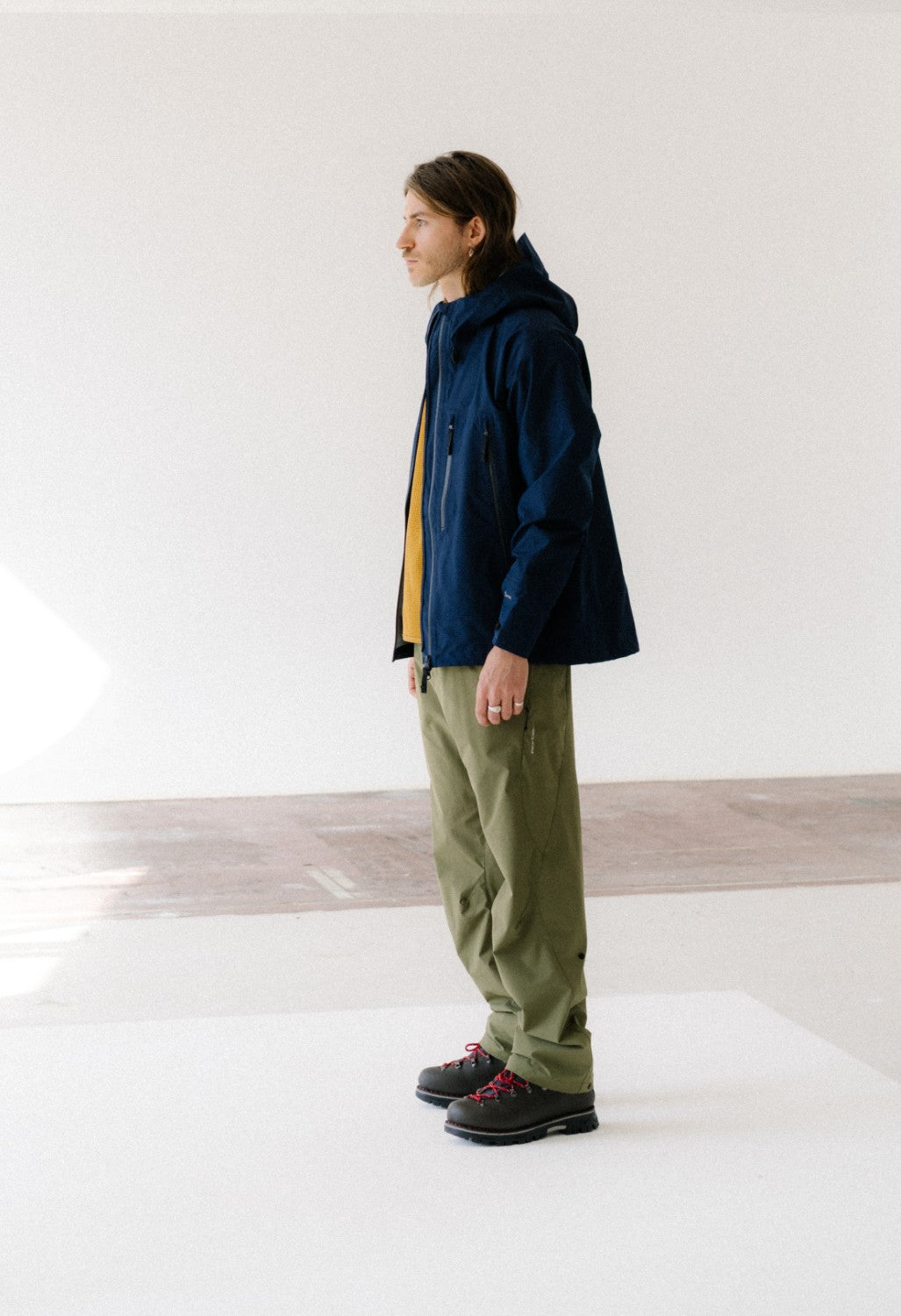 Snow Peak Men's GORE-TEX Rain Jacket - Navy