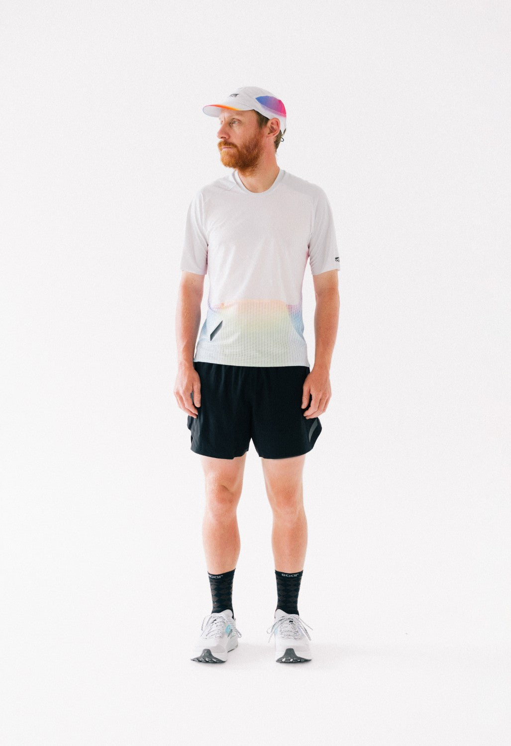 SOAR x Altra Men's Trail Race Top - Grey / Rainbow