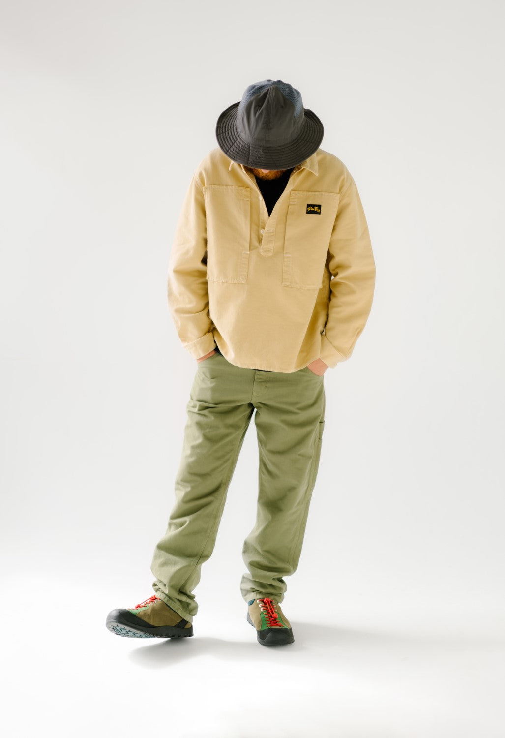 Cayl Stretch Nylon Mesh Hat - Grey