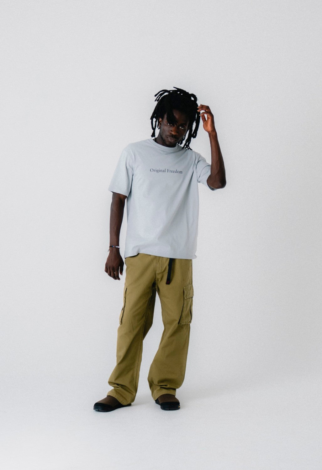 Gramicci Men's Herringbone Cargo Pants - Olive Drab