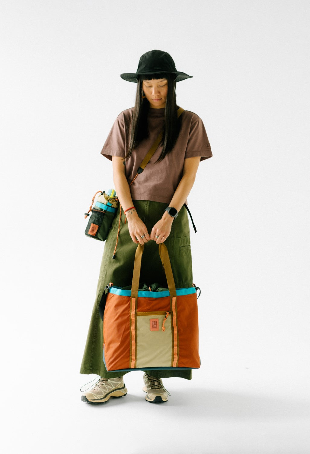 Topo Designs Mountain Utility Tote Clay Hemp