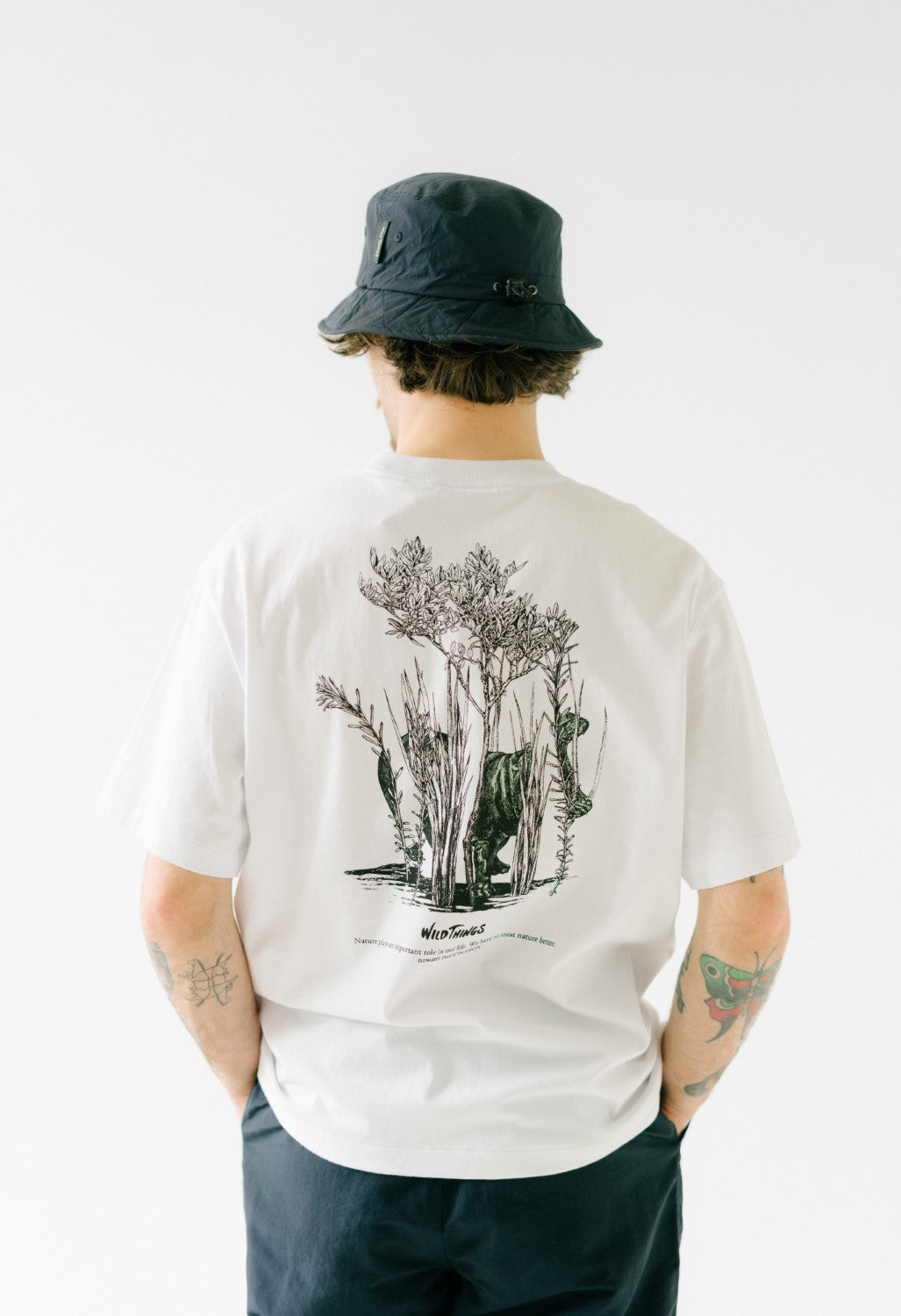 Wild Things Men's Wild Animal Tee - White