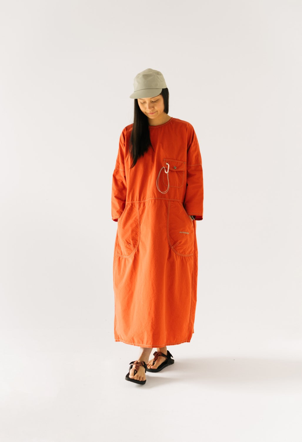 And wander Women's C/N Rip Dress - Red