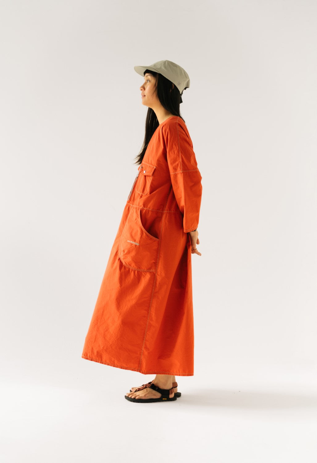 And wander Women's C/N Rip Dress - Red