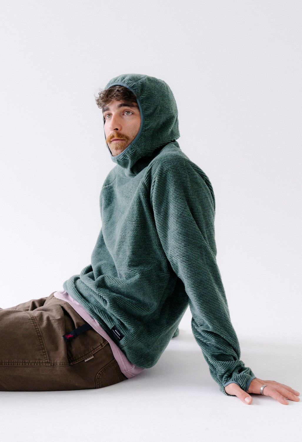 Finisterre Men's Finlite Fleece Hoodie - Deep Sea