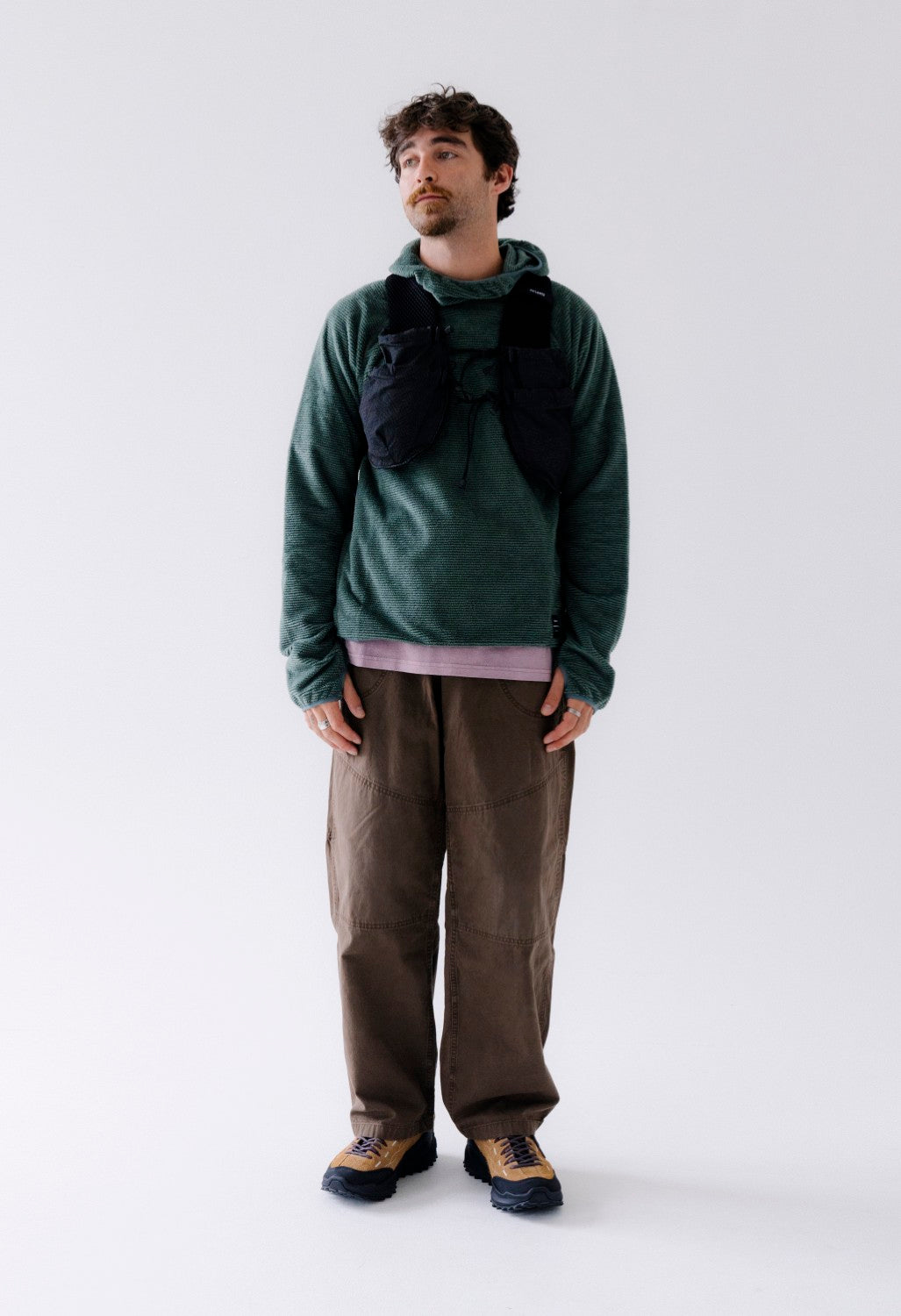 Finisterre Men's Finlite Fleece Hoodie - Deep Sea