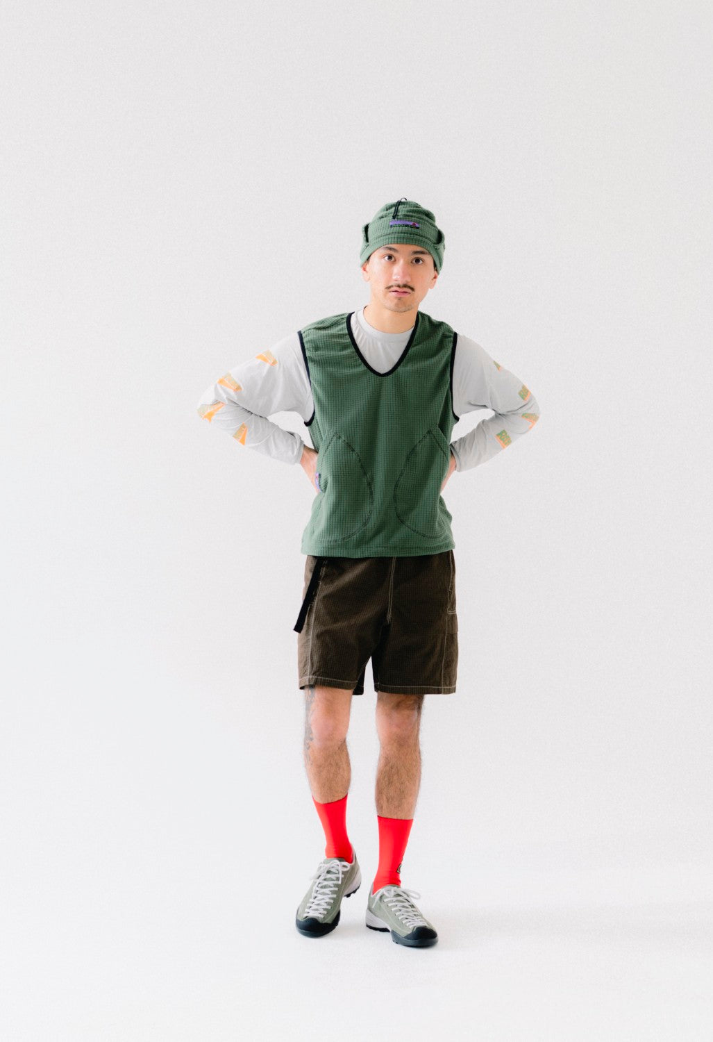 Rayon Vert Lahmacun Hat - Lichen Green