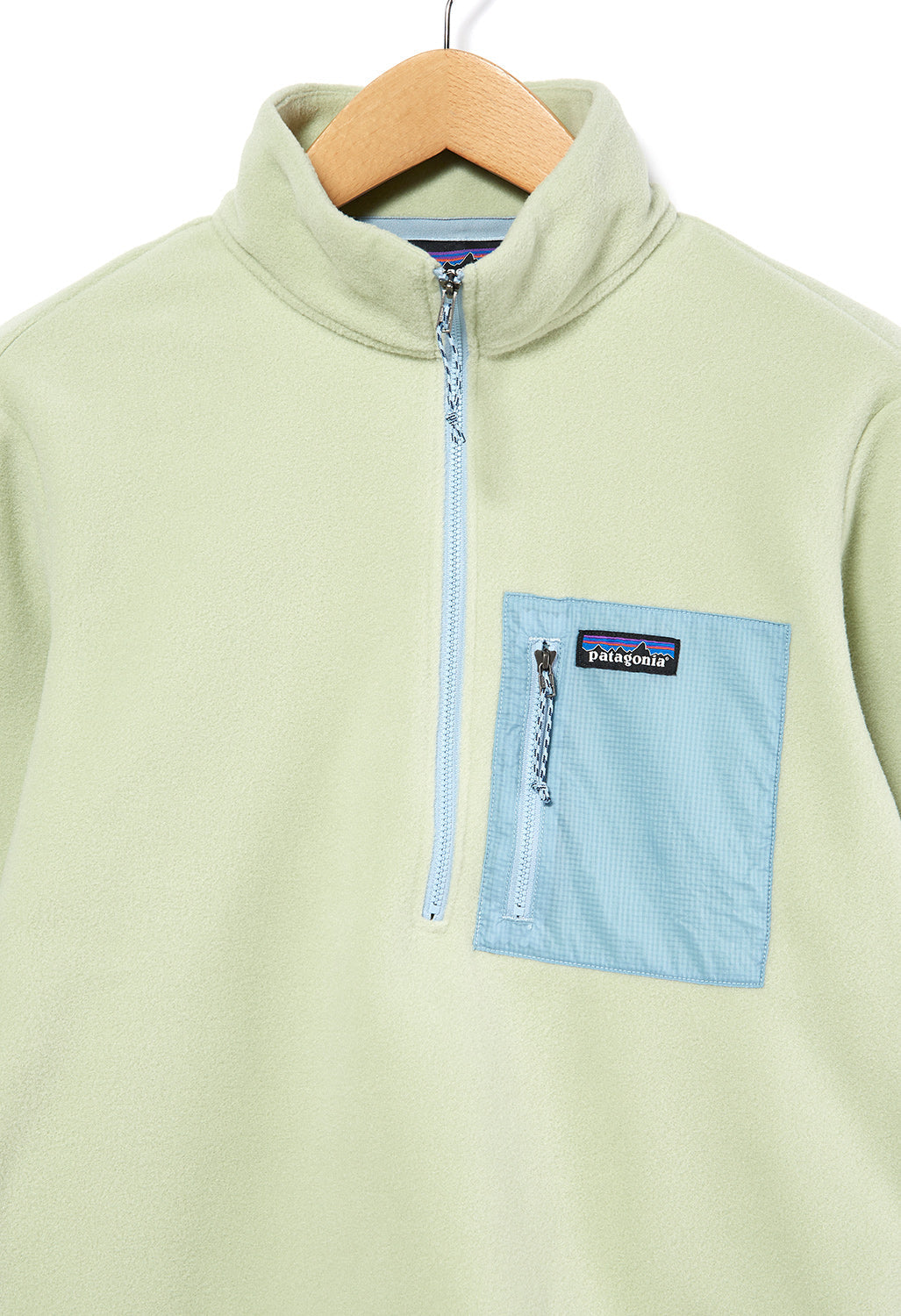 Patagonia Women's Microdini 1/2 Zip Pullover - Salvia Green