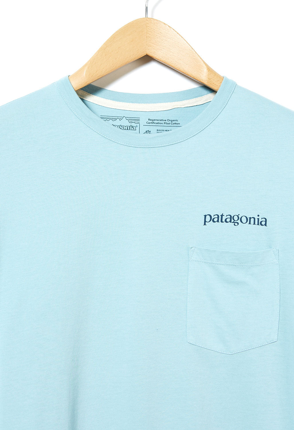 Patagonia Regen Pocket Men's T-Shirt - Big Sky Blue