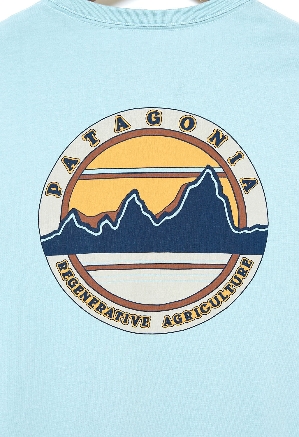 Patagonia Regen Pocket Men's T-Shirt - Big Sky Blue