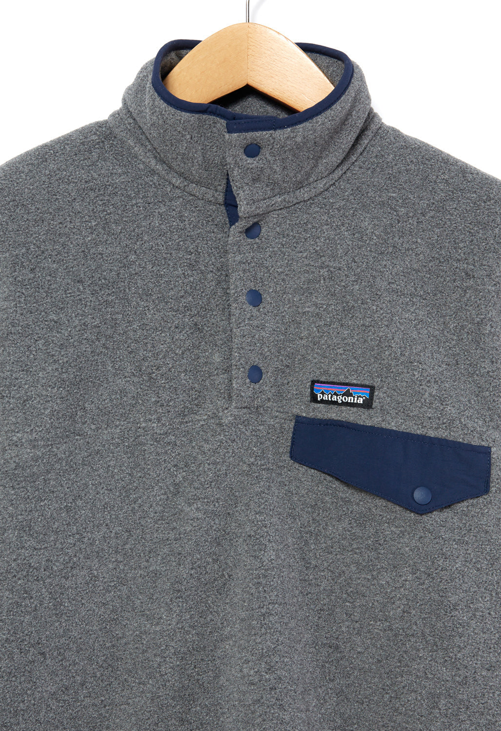 Patagonia Lwt Synchilla Snap-T Men's Pullover - Nickel – Outsiders Store UK
