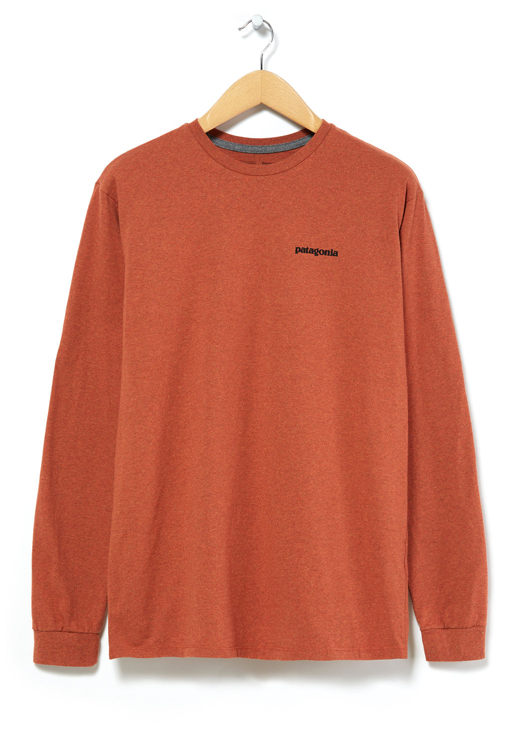 Patagonia P6 Logo Men's Long Sleeve Responsibili-Tee - Quartz Coral