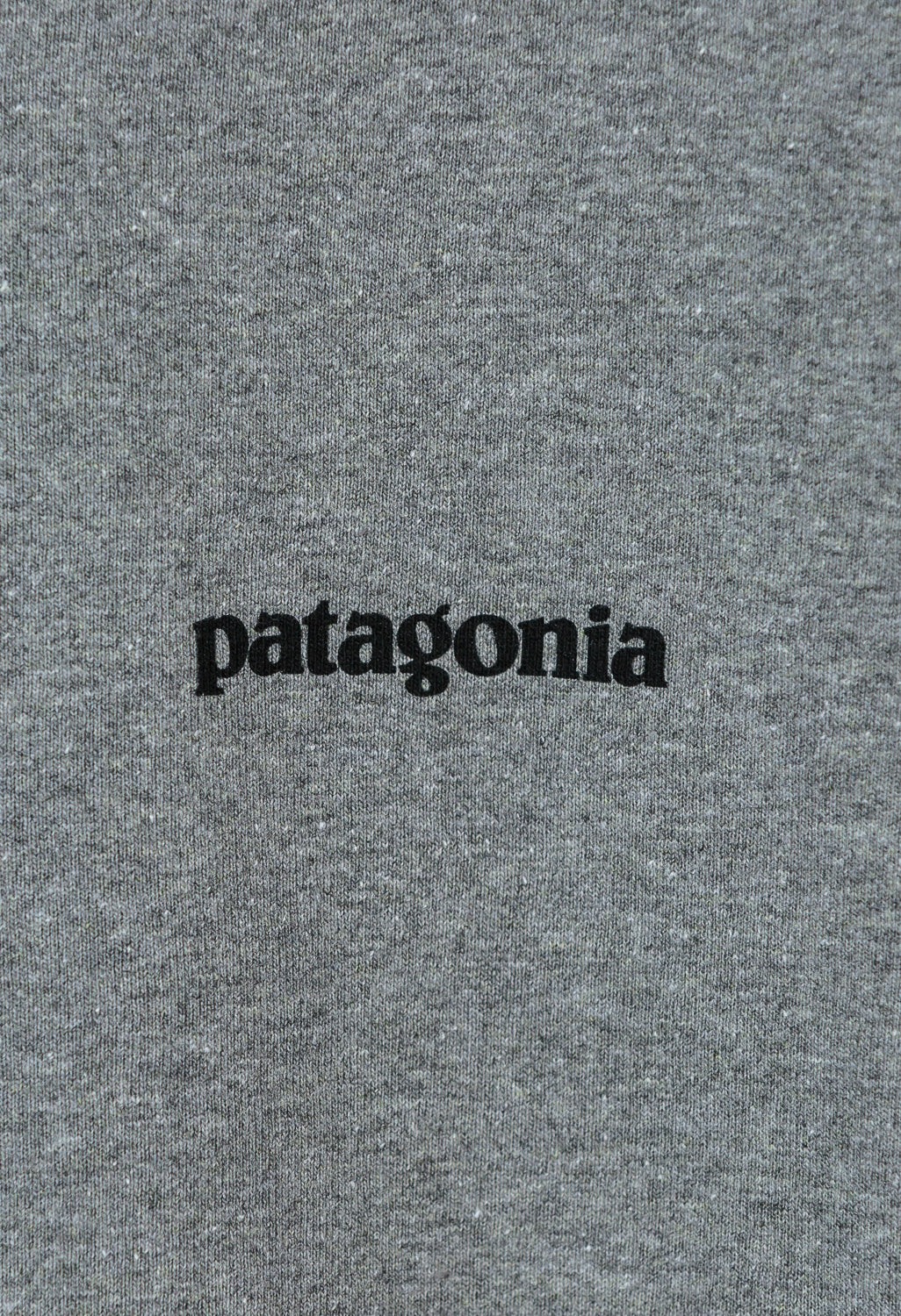 Patagonia P6 Logo Men's Long Sleeve Responsibili-Tee - Gravel Heather