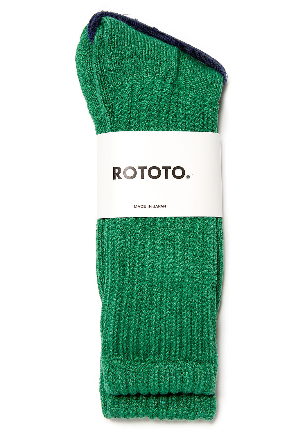 ROTOTO Loose Pile Socks - Green