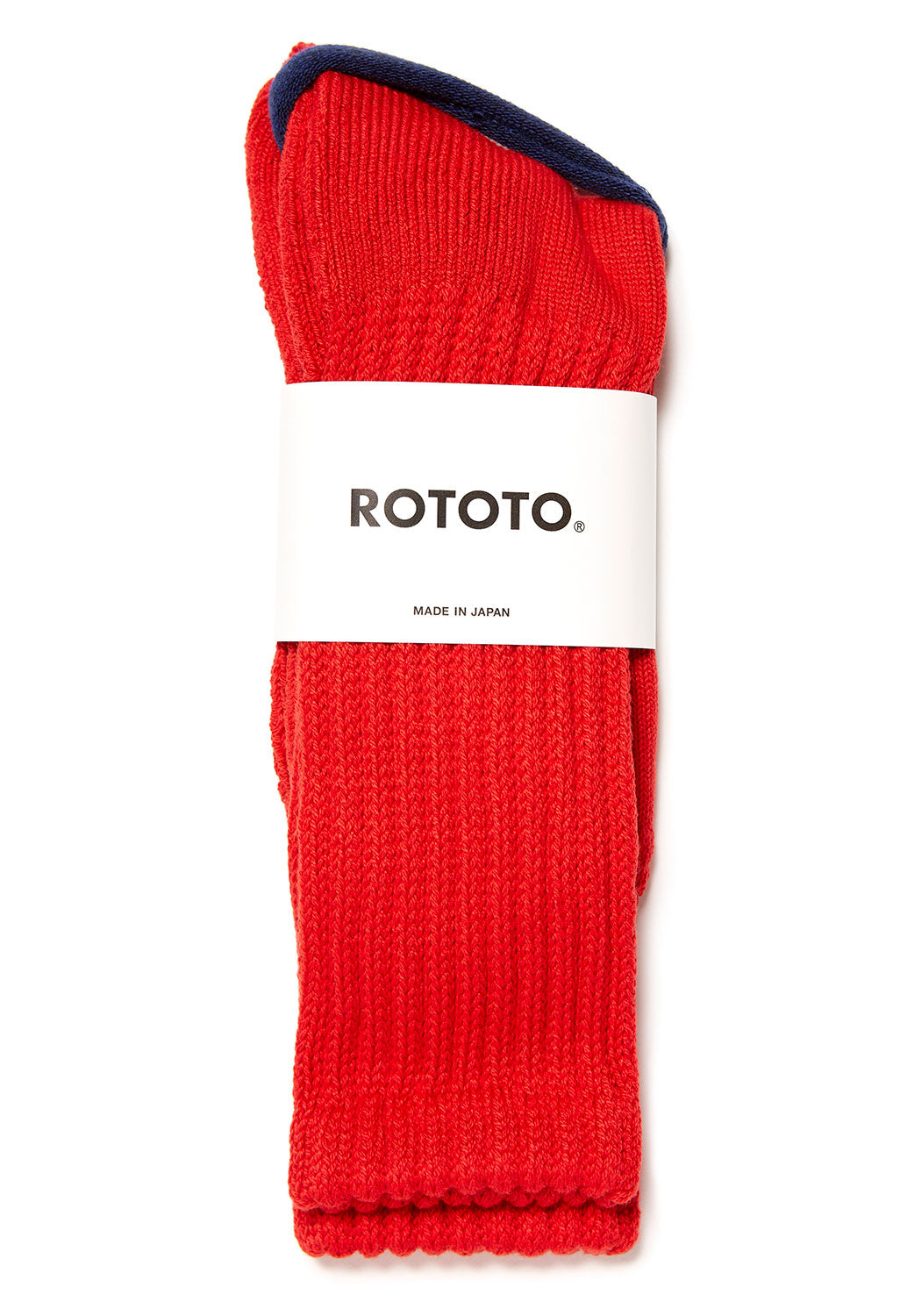 ROTOTO Loose Pile Socks - Red