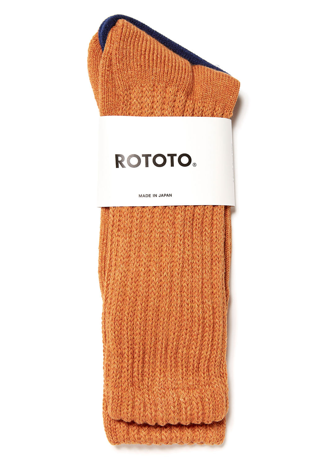 ROTOTO Loose Pile Socks - Mix Orange