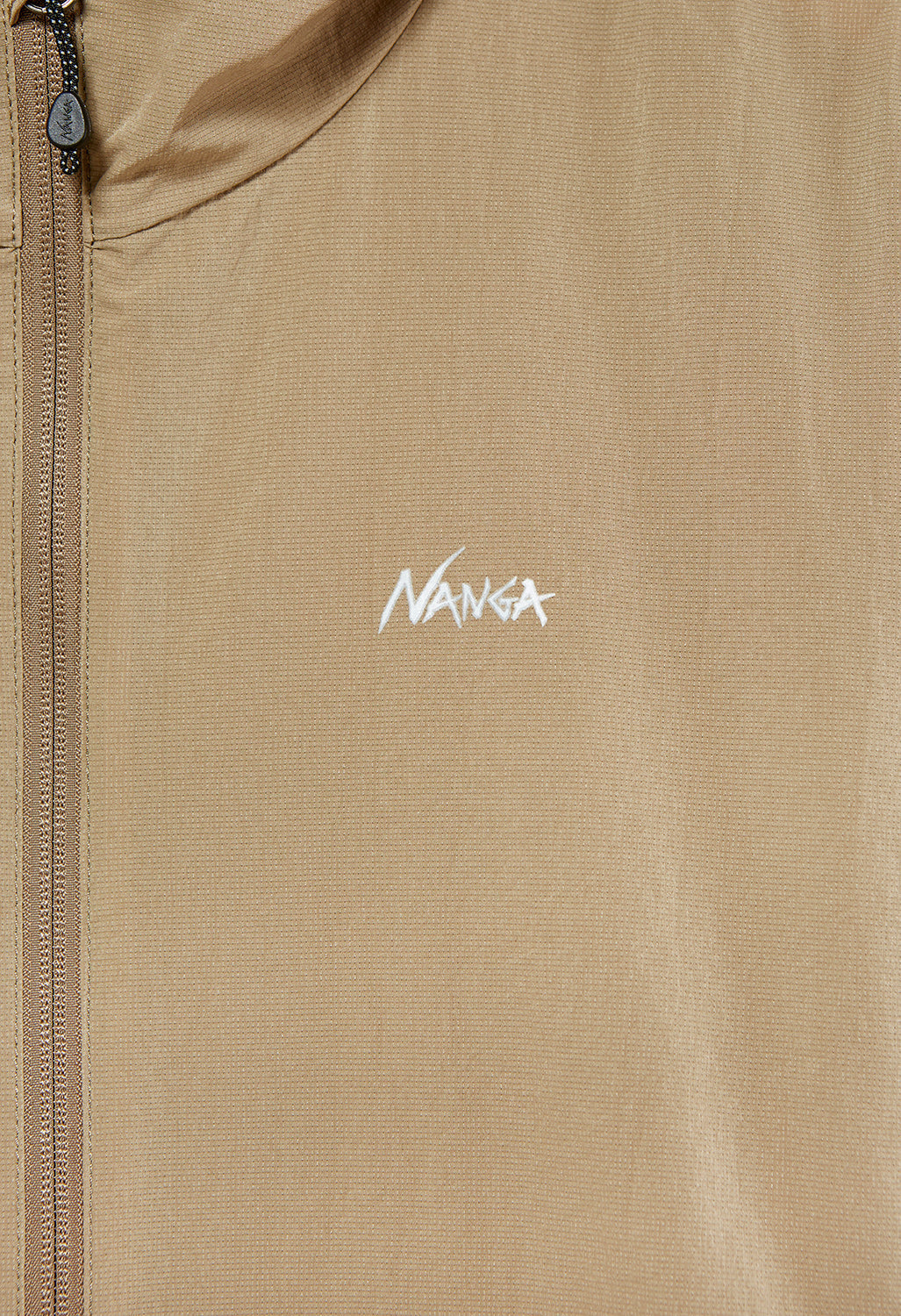Nanga Men's Air Cloth Comfy Zip Parka Jacket - Beige